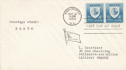 USA ETATS UNIS LETTRE FDC 1960 S E A T O - 1951-1960