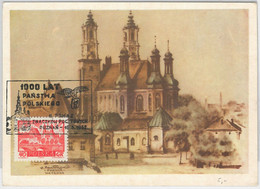 51457   - POLAND -  POSTAL HISTORY - MAXIMUM CARD - 1962  ARCHITECTURE - Unclassified