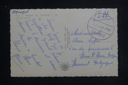 RUANDA URUNDI - Oblitération Militaire Belge Sur Carte Postale En Fm Pour La Belgique En 1961- L 131684 - Lettres & Documents