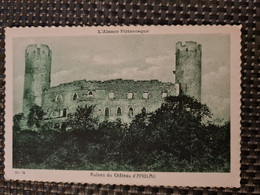 Carte ANDLAU Le Chateau Ruines - Benfeld