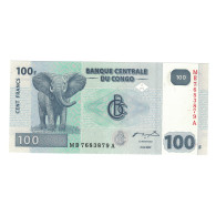 Billet, Congo Democratic Republic, 100 Francs, 2007, 2007-07-31, KM:98a, NEUF - Republic Of Congo (Congo-Brazzaville)