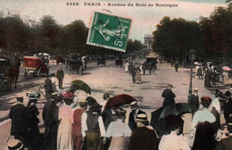 CPA - PARIS - Avenue Du Bois De BOULOGNE (calèches) - Edition C.M. - Arrondissement: 16