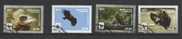 Kyrgyzstan 2014 WWF Bird  Set Of 4 FU - Used Stamps