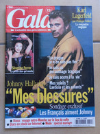 JOHNNY HALLYDAY MAGAZINE GALA N° 240 Véronique SANSON Karl LAGERFELD - Musique