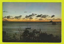 Guadeloupe Crépuscule à SAINT BARTHELEMY Antilles Françaises Yacht Voilier - Saint Barthelemy