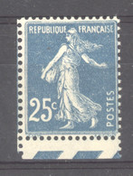 0ob  0616  -  France  :  Yv  140e  *  Type II - 1906-38 Semeuse Con Cameo