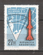 Argentina 1966 Mi 898 MNH ROCKET LAUNCH FROM ANTARCTICA - Andere & Zonder Classificatie