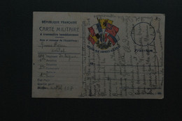 6 - Carte Militaire De Correspondance  - 5 Drapeaux + Ecusson + "Gloire Aux Armées Alliées" - Cartas