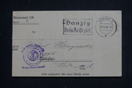 ALLEMAGNE- Lettre De Danzig En 1939 - L 131737 - Covers & Documents