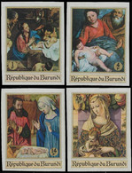 256/259** ND/OG - Noël / Kerstmis / Weihnachten / Christmas - BURUNDI - Paintings