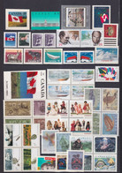 CANADA - 1990 ANNEE COMPLETE ** MNH ! - YVERT N° 1123/1167 - COTE = 80 EUR. - - Années Complètes