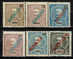 Congo, 1914, # 115/20, MH And MNG - Congo Portuguesa