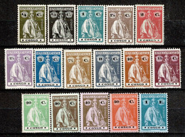 Congo, 1914, # 99/114, MH And MNG - Congo Portuguesa