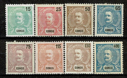 Congo, 1903, # 46/53, MH And MNG - Congo Portuguesa