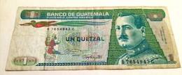 Guatemala , 1 Quetzal , 1987 , Pick 66 - Guatemala