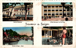 N°10080 -cpsm Souvenir De Saïgon - Souvenir De...