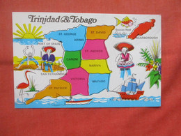 Map Greetings.   Trinidad & Tobago  Ref 5780 - Trinidad