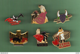 TAUROMACHIE - CORRIDA *** Lot De 6 Pin's Differents *** 5025 (40) - Bullfight - Corrida