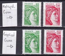 FR7556B- FRANCE – 1977 – SABINE OF GANDON – Y&T # 1970-1972 MNH 4,30 € - Unused Stamps