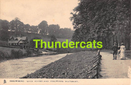CPA RAPHAEL TUCK SHREWSBURY RIVER SEVERN AND PENGWERNE BOATHOUSE - Shropshire