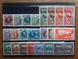 ROMANIA - 3 Serie Anni '20/'30 - Nuovi * (qualche Piccola Imperfezione Gomma) + Spese Postali - Unused Stamps