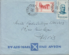 1951. Madagascar.  PAR AVION Cover To FRance With 1F50 + 6 F General Duchesne Cancelled AMBILOBE MADAGASCA... - JF432865 - Covers & Documents