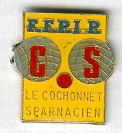 Pin's Pétanque Epernay FFPIP Le Cochonnet Sparnacien - Boule/Pétanque