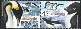 Australian Antarctic Territory Antarctique Australien 123/24 Pingouin, Manchot - Fauna Antártica