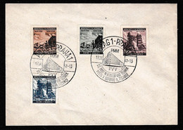 Böhmen & Mähren: 1944, Blanko Satzrief, Prager Messe, SoStpl. PRAG 1 / PRAHA 1 - Machine Stamps (ATM)