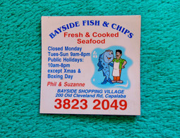 POISSONS, FRITES Et FRUITS DE MER - Magnet - Australia - Fatture