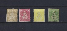 Suisse: 42/ 44 * + 45 Oblit - Unused Stamps