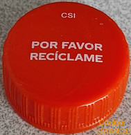 Espagne Capsule Plastique à Visser Orange Por Favor Recíclame SU - Soda