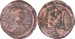 Byzance - Follis D'Anastase - 507-512 AD - M Surmonté D'une Croisette - BC.17 - 08-060 - Byzantine