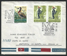 ARGENTINA 1969 , White Faced Whistling Duck And Woodpecker Bird , First Day Cancellation On Addressed Cover (**) - Storia Postale