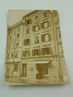 Nr. 77 Foto Ak Sarrebourg Saarburg Post. Gel. 13.10.13 Schwarz/weiß Häuserzeile Bäckerei Georges Ruster (?) - Sarrebourg