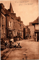 56 Rochefort En Terre  - Rue - Hôtel Lecadre - Coupeur De Bois - Rochefort En Terre