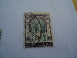 SIAM THAILAND USED  STAMPS KINGS OVERPRINT WITH  POSTMARK - Siam