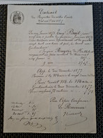 Papier Timbre GUEBERSCHWIHR  1857 BAIL Tuilerie A RUYERE De HATTSTATT - Covers & Documents