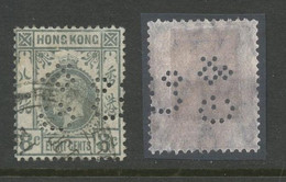 HONG KONG PERFINS - 8c Stamp With Perfin Of Gilman & Co. - Other & Unclassified