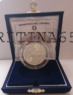 ITALIA 500 LIRE ARGENTO 1992 ROSSINI PROOF - Jahressets & Polierte Platten