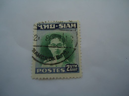 SIAM THAILAND USED   STAMPS KINGS   WITH  POSTMARK - Siam