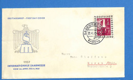 Saar 1957 Lettre FDC De Saarbrücken (G9280) - FDC