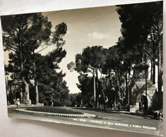 Ita Rome Ingresso De La Villa Borghese A Porta Pinciana Cavalier Touristes Pins -ed Richter - Parks & Gardens