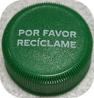 Espagne Capsule Plastique à Visser Verte Por Favor Recíclame SU - Soda