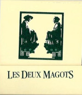 Pochette D'allumettes Café "Les Deux Magots"-75006 Paris--TBE - Boites D'allumettes