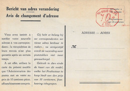 Bericht Van Adres Verandering Avis De Changement D' Adresse  - Nummer 1 - Avis Changement Adresse