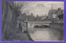 Carte Postale 76. Londinières  Pont Sur L'Aulne Très Beau Plan - Londinières