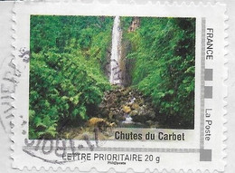 Timbre Collector Sur Coupon, Montimbramoi, Chutes Du Carbet En Guadeloupe - Collectors