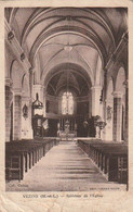 VEZINS. - Intérieur De L'Eglise. Carte RARE - Andere & Zonder Classificatie