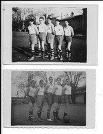 2 Cartes Photo - LYON Ou VILLEURBANNE - FC Lyon - Basket Ou Football Début 1900 - Basketball